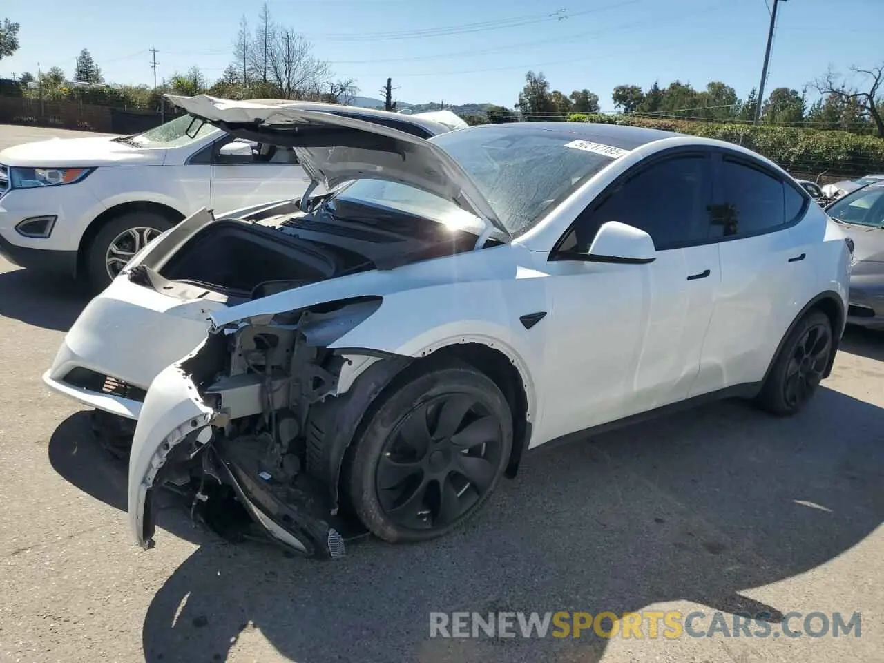 1 fotografías del automóvil dañado 7SAYGDEE0PA097545 TESLA MODEL Y 2023