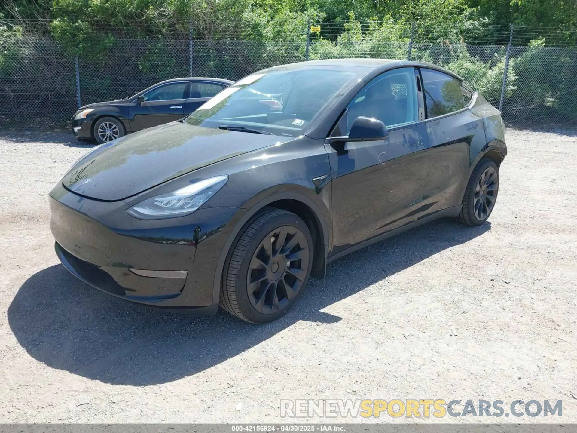 2 fotografías del automóvil dañado 7SAYGDEE0PA111430 TESLA MODEL Y 2023