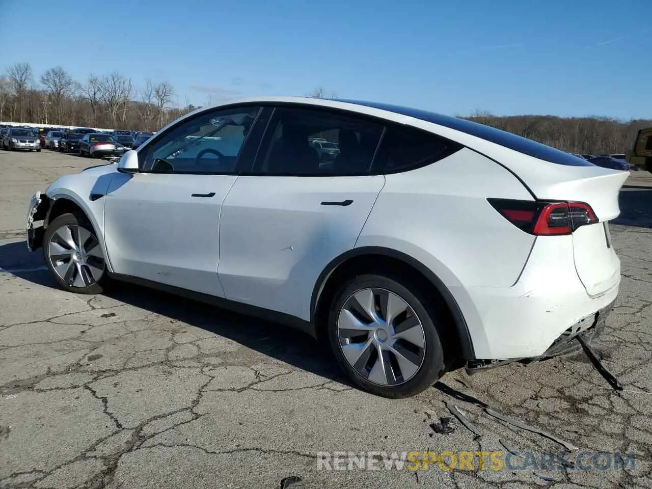 2 fotografías del automóvil dañado 7SAYGDEE0PA128065 TESLA MODEL Y 2023