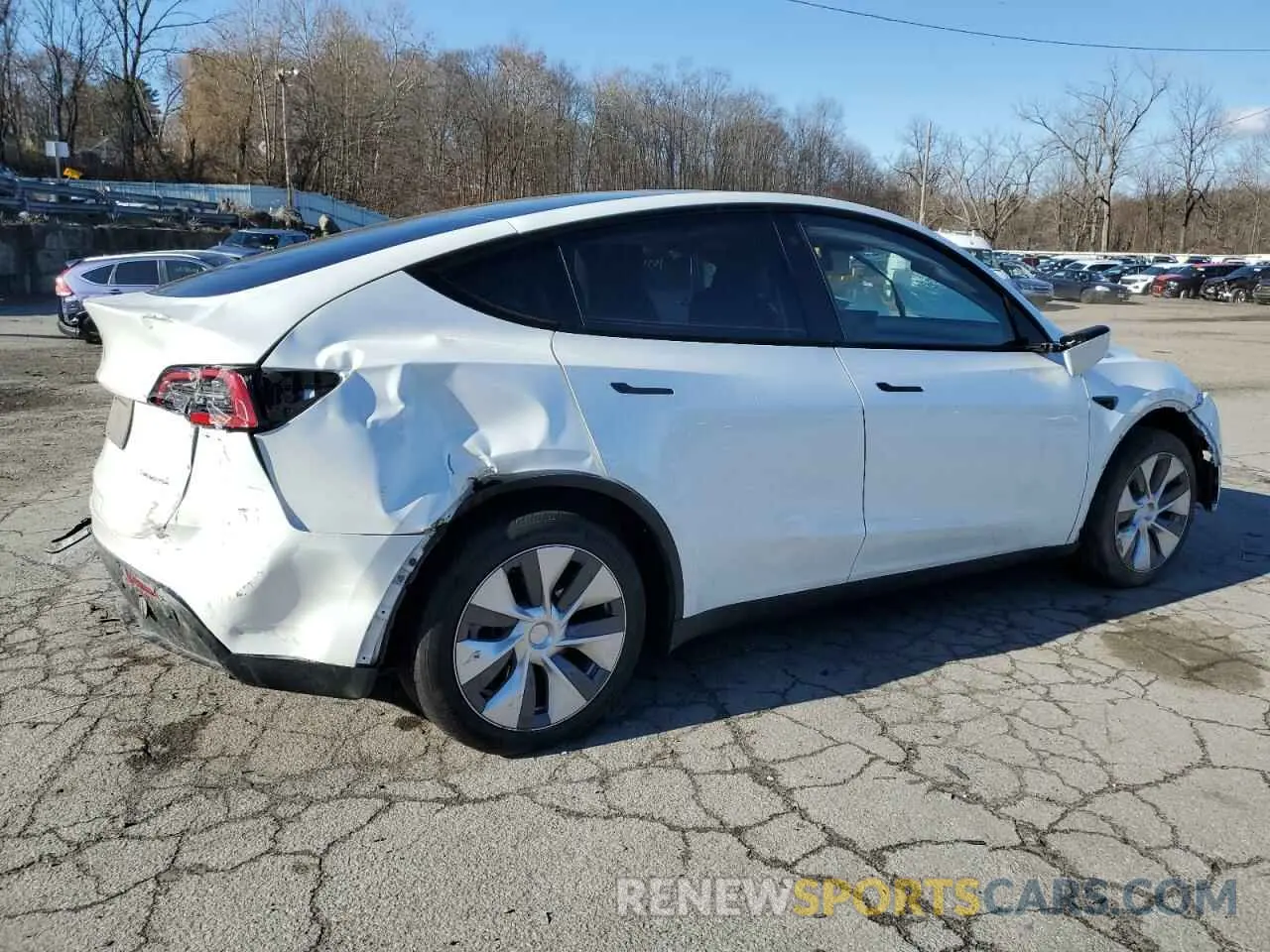 3 fotografías del automóvil dañado 7SAYGDEE0PA128065 TESLA MODEL Y 2023
