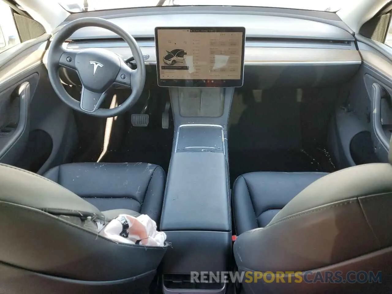 8 fotografías del automóvil dañado 7SAYGDEE0PA128065 TESLA MODEL Y 2023