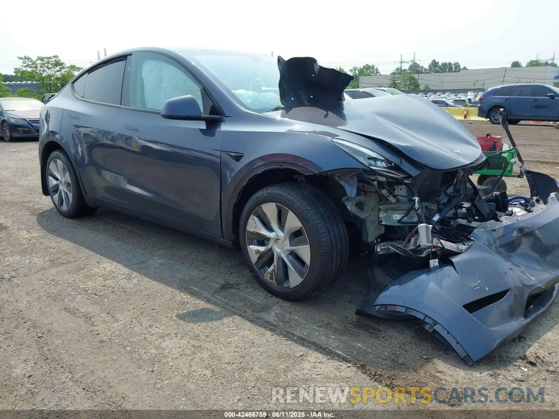 1 fotografías del automóvil dañado 7SAYGDEE0PA129376 TESLA MODEL Y 2023