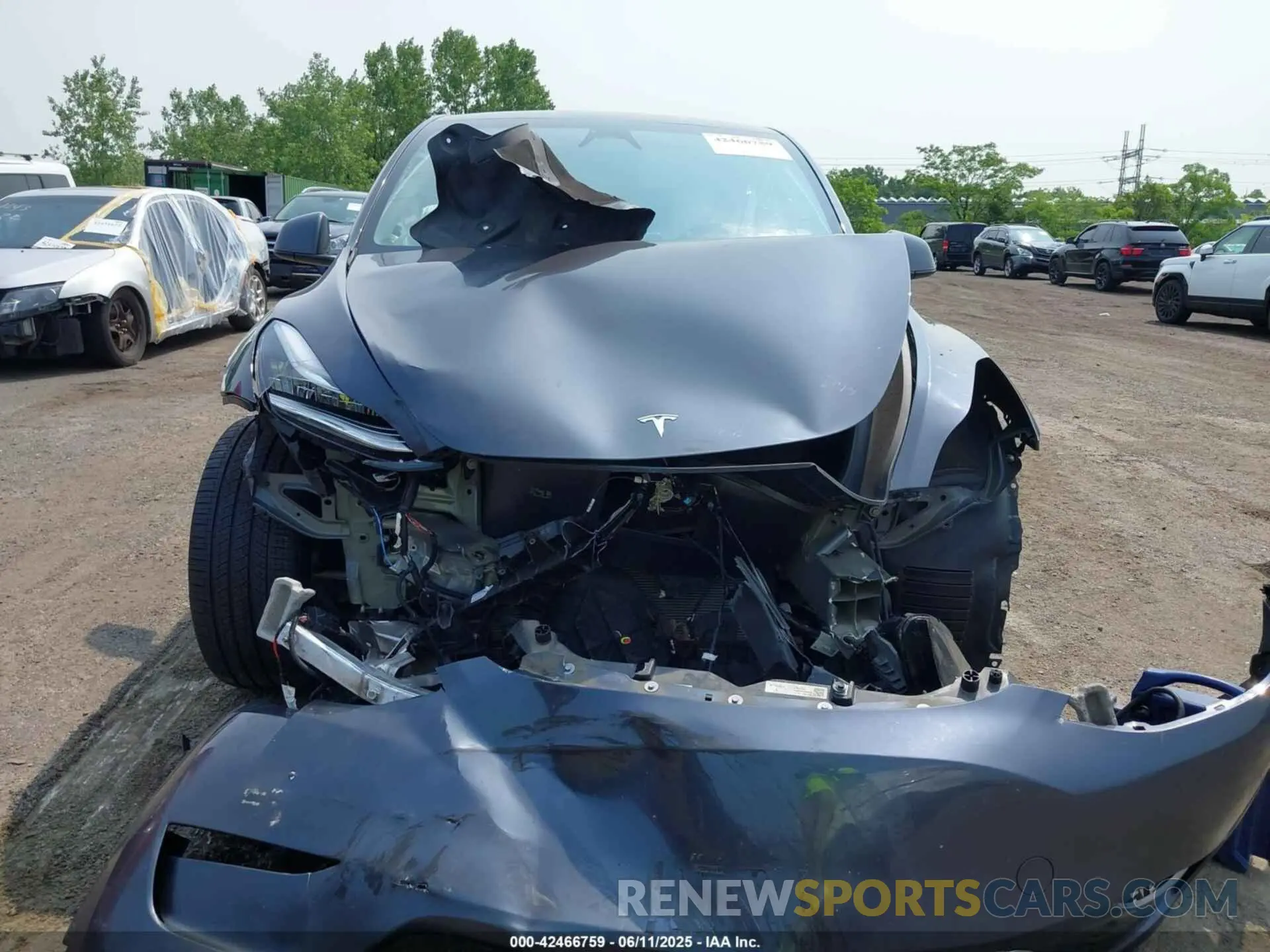 12 fotografías del automóvil dañado 7SAYGDEE0PA129376 TESLA MODEL Y 2023