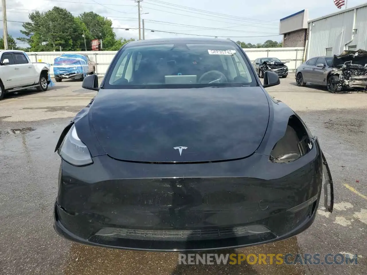 5 fotografías del automóvil dañado 7SAYGDEE0PA163494 TESLA MODEL Y 2023