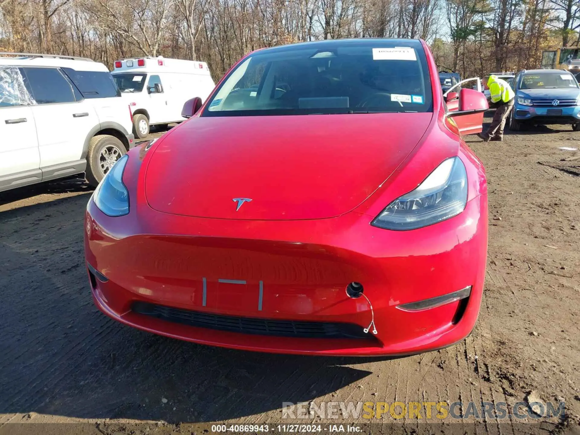 12 fotografías del automóvil dañado 7SAYGDEE0PA175922 TESLA MODEL Y 2023