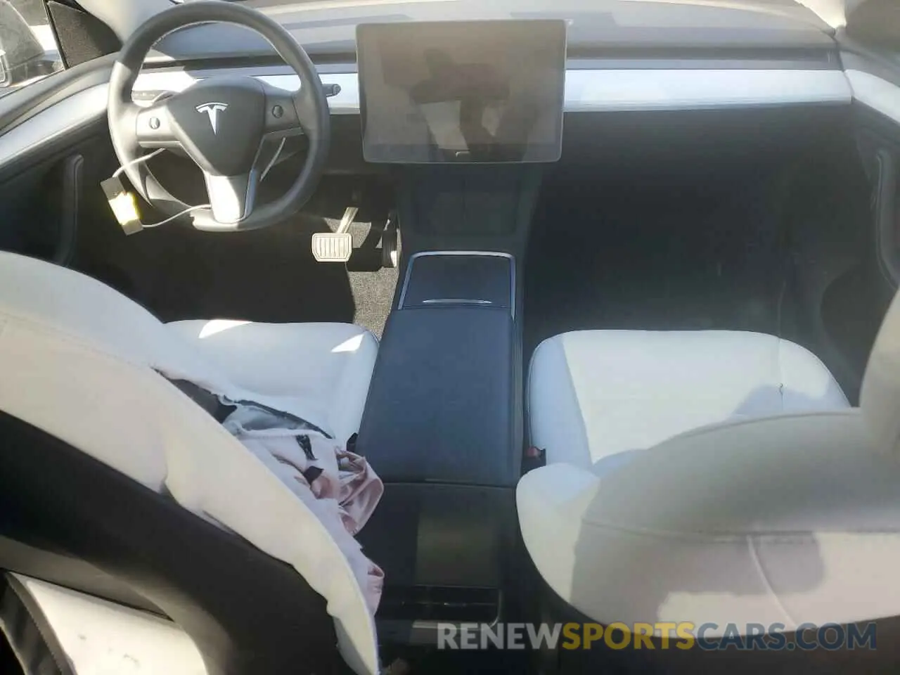 8 fotografías del automóvil dañado 7SAYGDEE0PA177797 TESLA MODEL Y 2023