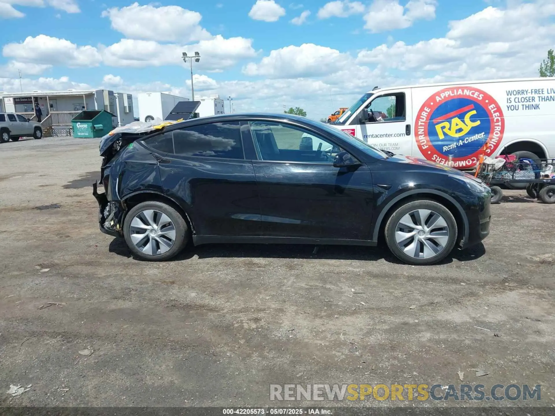 13 fotografías del automóvil dañado 7SAYGDEE0PA183891 TESLA MODEL Y 2023