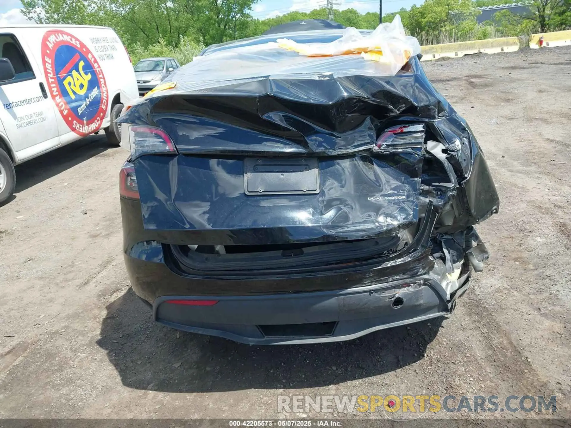 20 fotografías del automóvil dañado 7SAYGDEE0PA183891 TESLA MODEL Y 2023