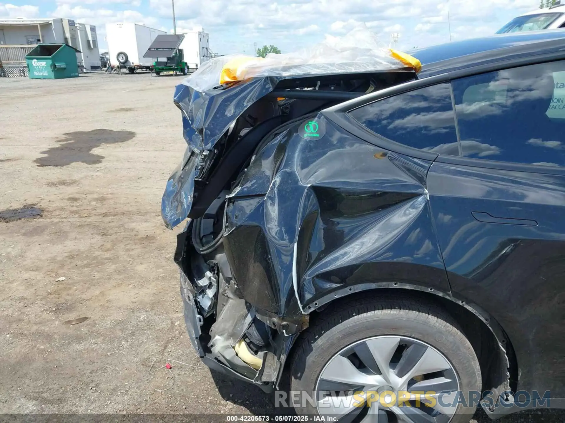 22 fotografías del automóvil dañado 7SAYGDEE0PA183891 TESLA MODEL Y 2023
