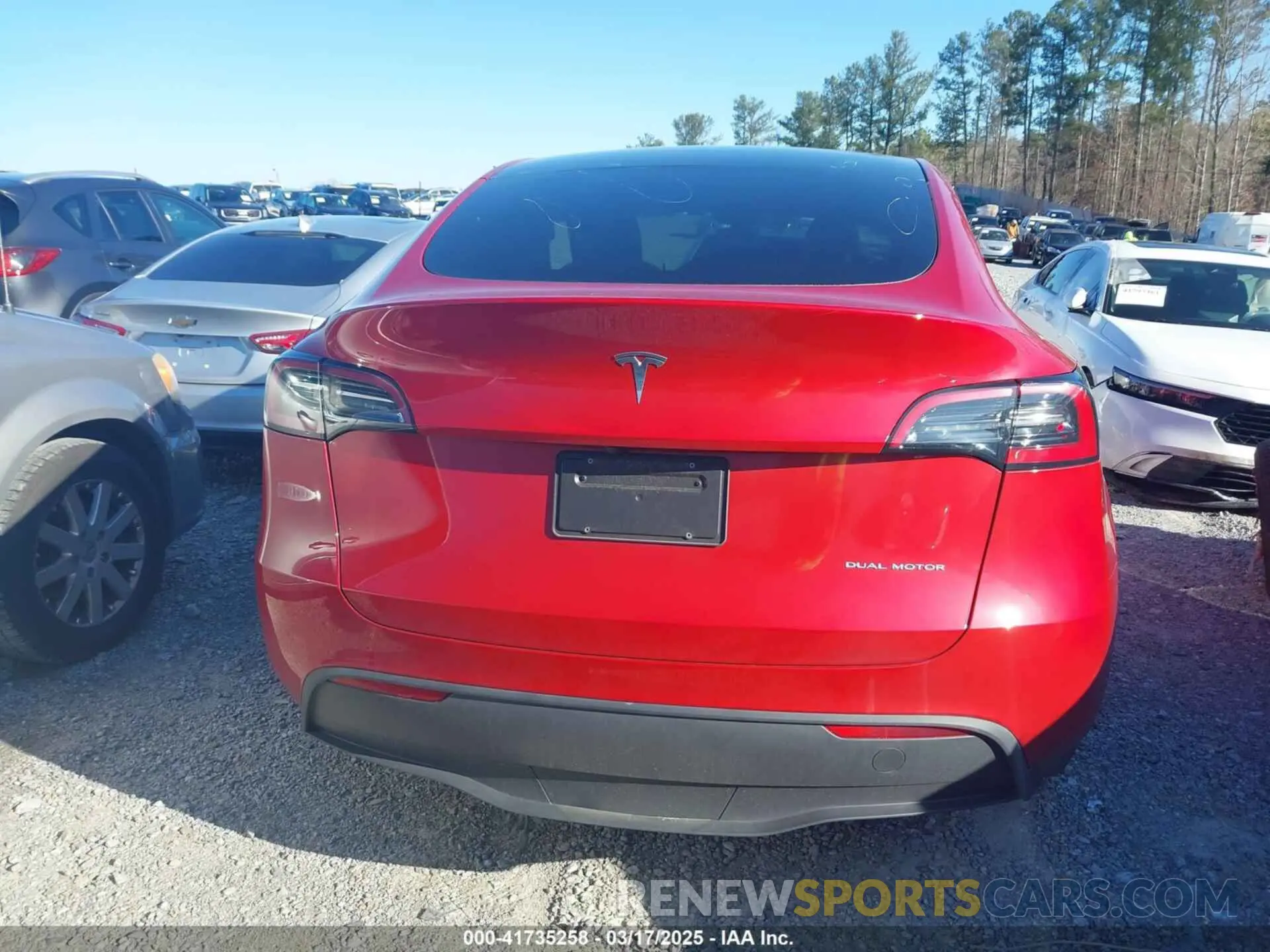 16 fotografías del automóvil dañado 7SAYGDEE0PA202150 TESLA MODEL Y 2023
