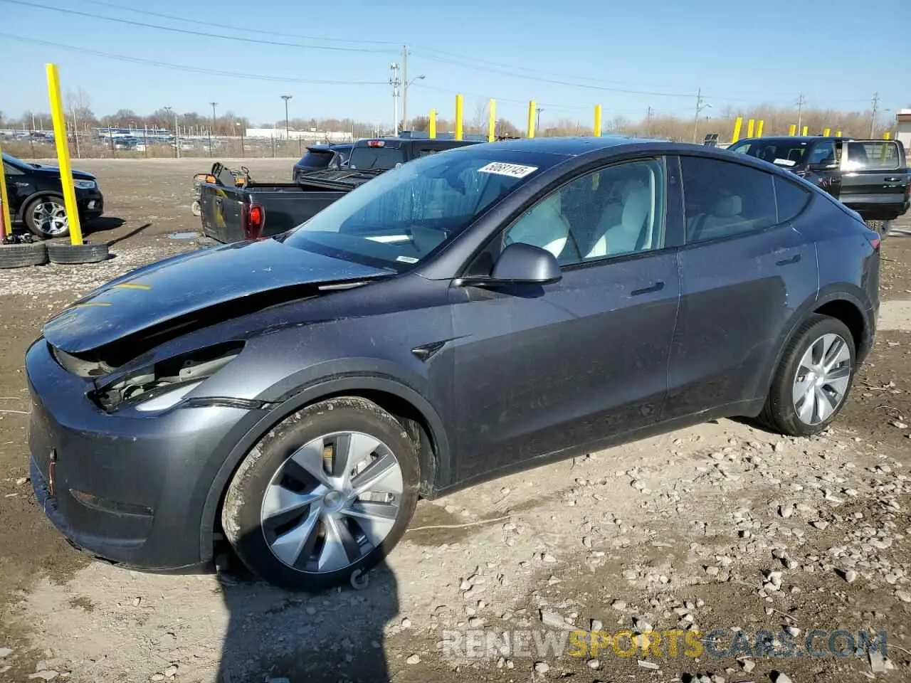 1 fotografías del automóvil dañado 7SAYGDEE0PA206005 TESLA MODEL Y 2023