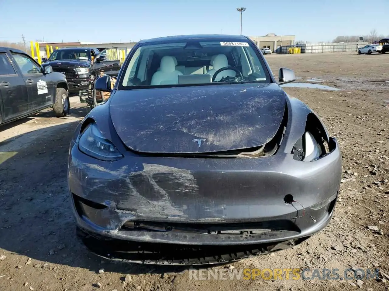 5 fotografías del automóvil dañado 7SAYGDEE0PA206005 TESLA MODEL Y 2023