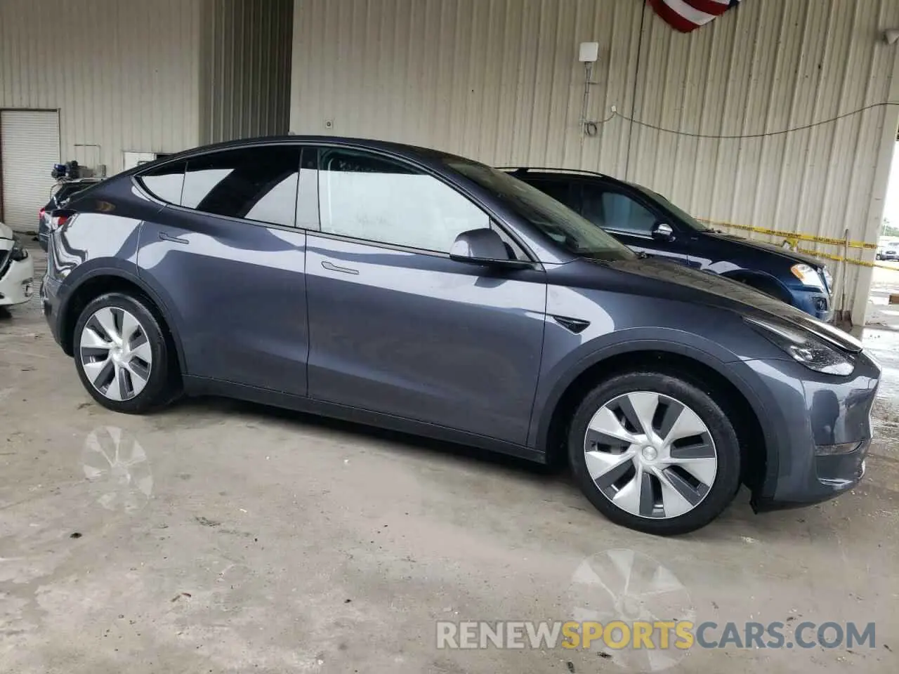 4 fotografías del automóvil dañado 7SAYGDEE0PF596526 TESLA MODEL Y 2023