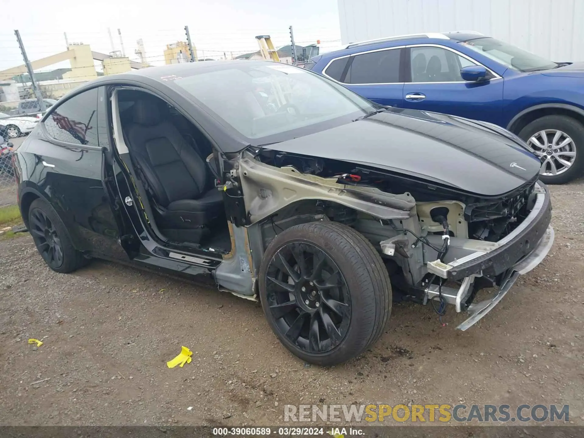 1 fotografías del automóvil dañado 7SAYGDEE0PF692351 TESLA MODEL Y 2023