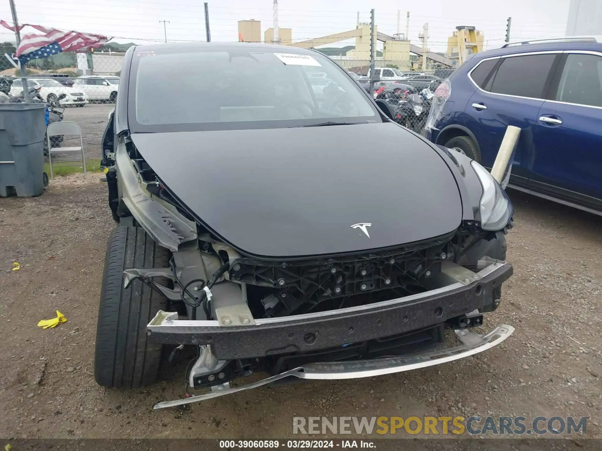 12 fotografías del automóvil dañado 7SAYGDEE0PF692351 TESLA MODEL Y 2023