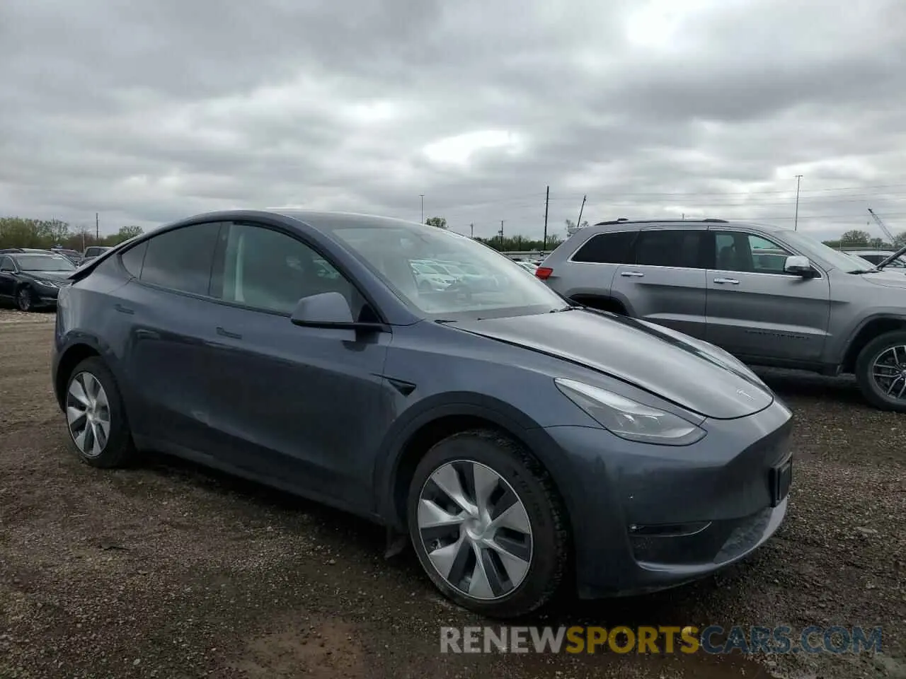 4 fotografías del automóvil dañado 7SAYGDEE0PF769722 TESLA MODEL Y 2023