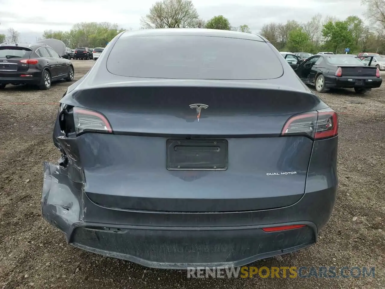 6 fotografías del automóvil dañado 7SAYGDEE0PF769722 TESLA MODEL Y 2023