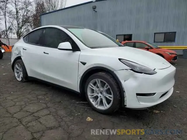 4 fotografías del automóvil dañado 7SAYGDEE0PF774709 TESLA MODEL Y 2023
