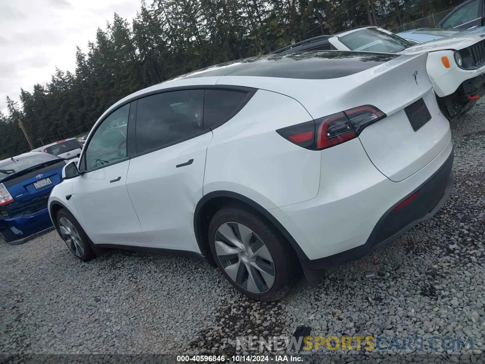 15 fotografías del automóvil dañado 7SAYGDEE0PF814691 TESLA MODEL Y 2023