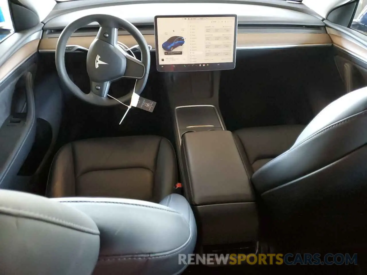 8 fotografías del automóvil dañado 7SAYGDEE0PF837470 TESLA MODEL Y 2023
