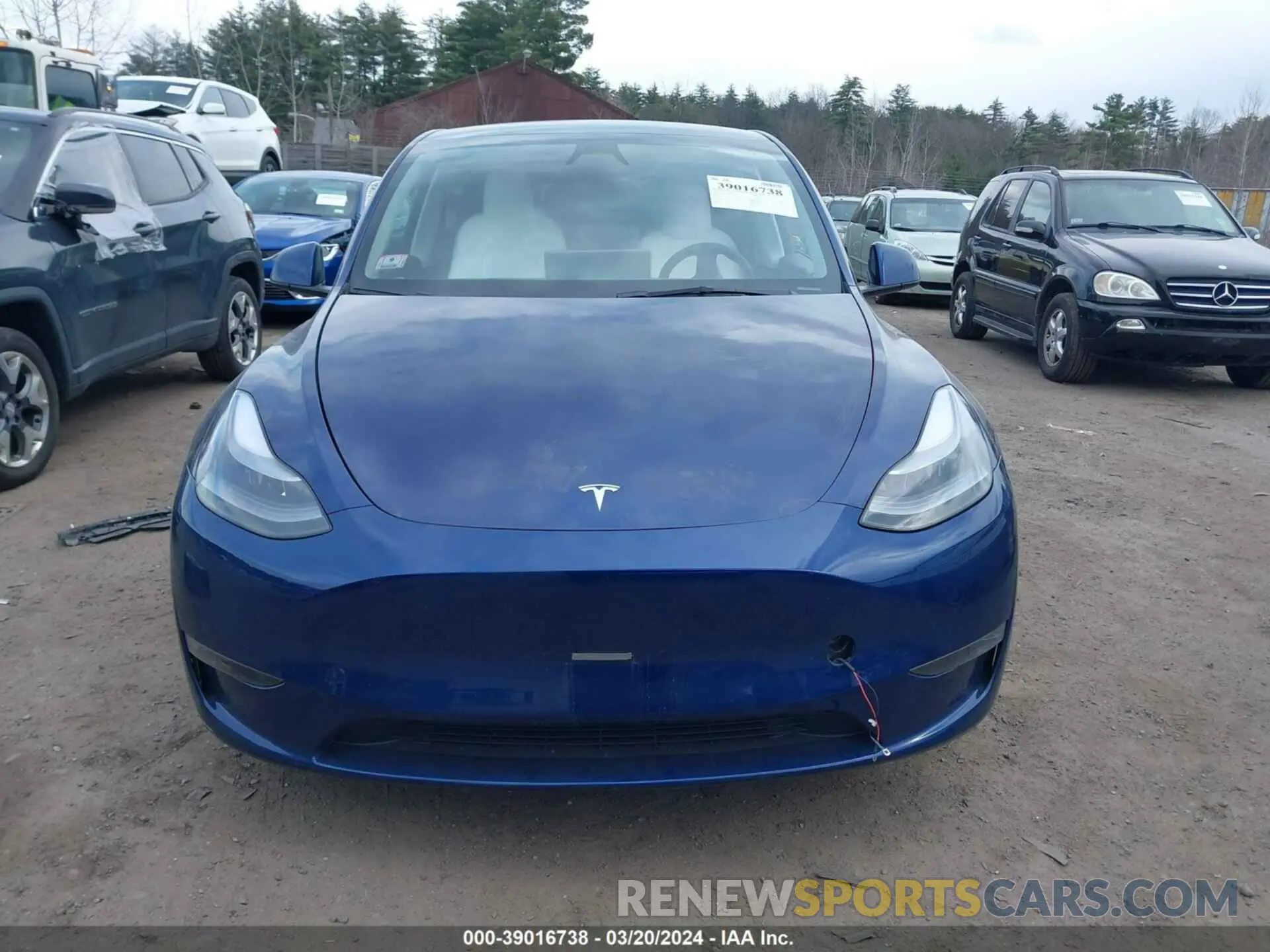 12 fotografías del automóvil dañado 7SAYGDEE0PF856651 TESLA MODEL Y 2023