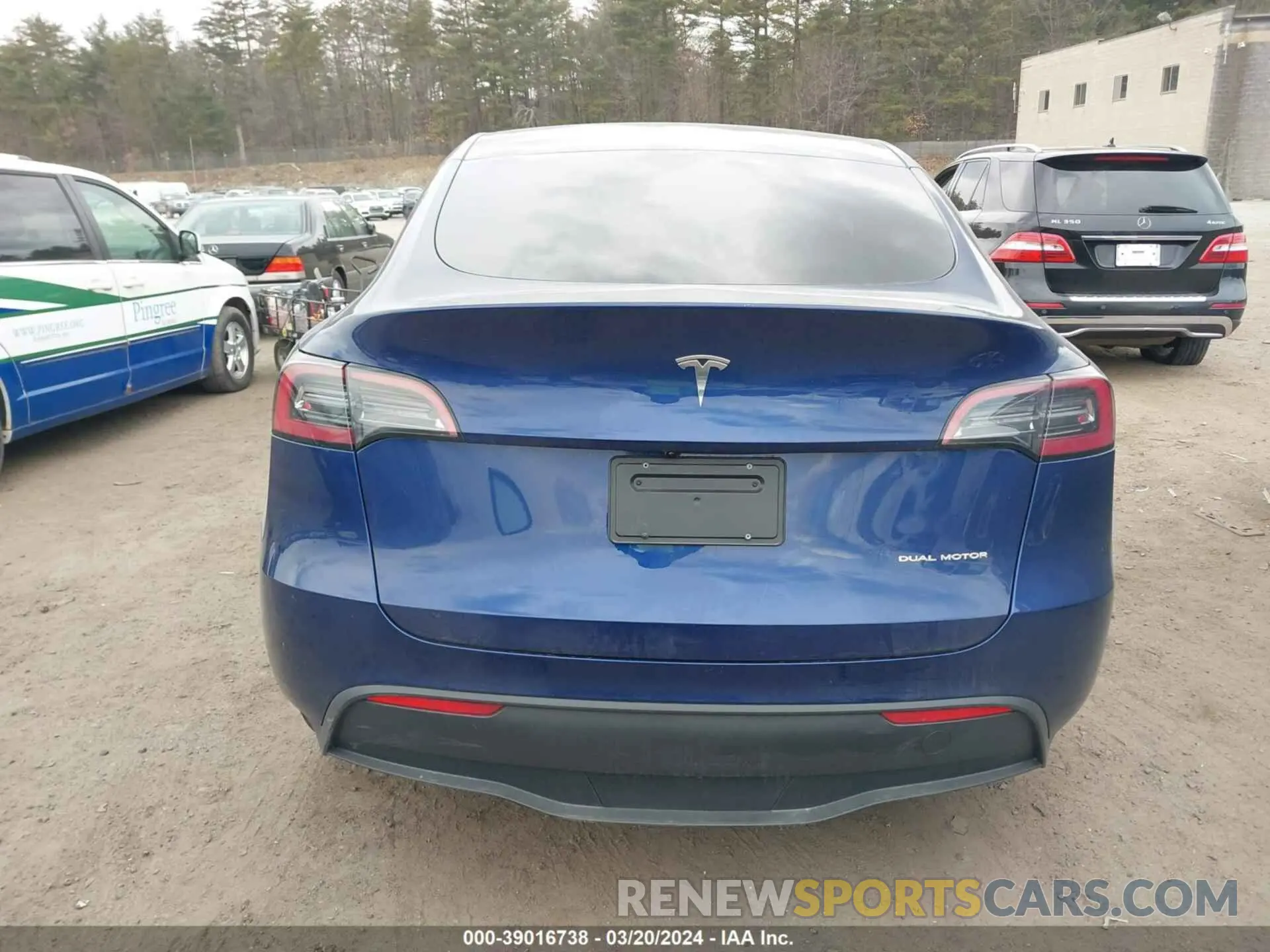 16 fotografías del automóvil dañado 7SAYGDEE0PF856651 TESLA MODEL Y 2023