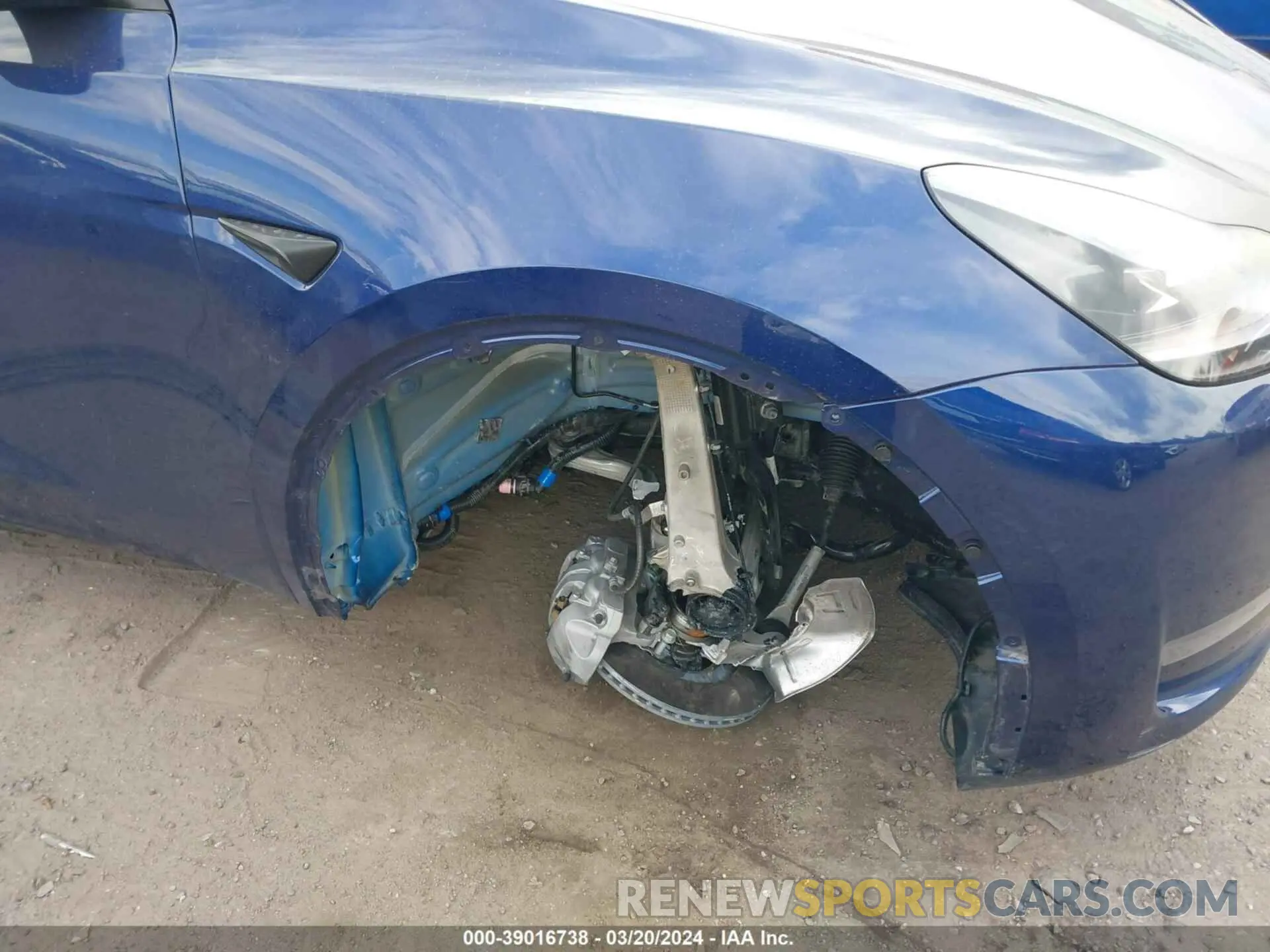 6 fotografías del automóvil dañado 7SAYGDEE0PF856651 TESLA MODEL Y 2023