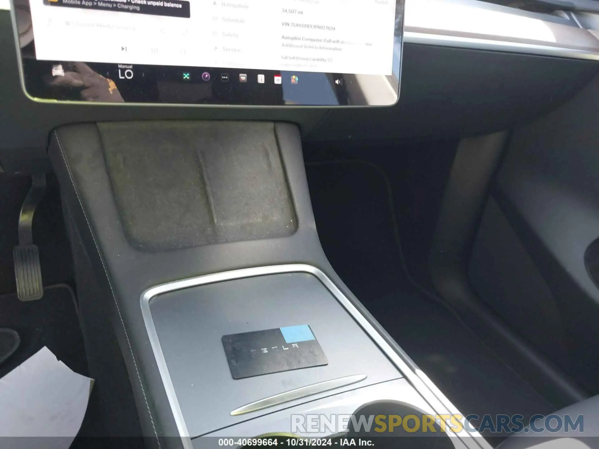 11 fotografías del automóvil dañado 7SAYGDEE1PA027634 TESLA MODEL Y 2023