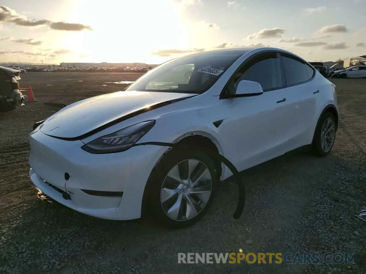 1 fotografías del automóvil dañado 7SAYGDEE1PA039069 TESLA MODEL Y 2023
