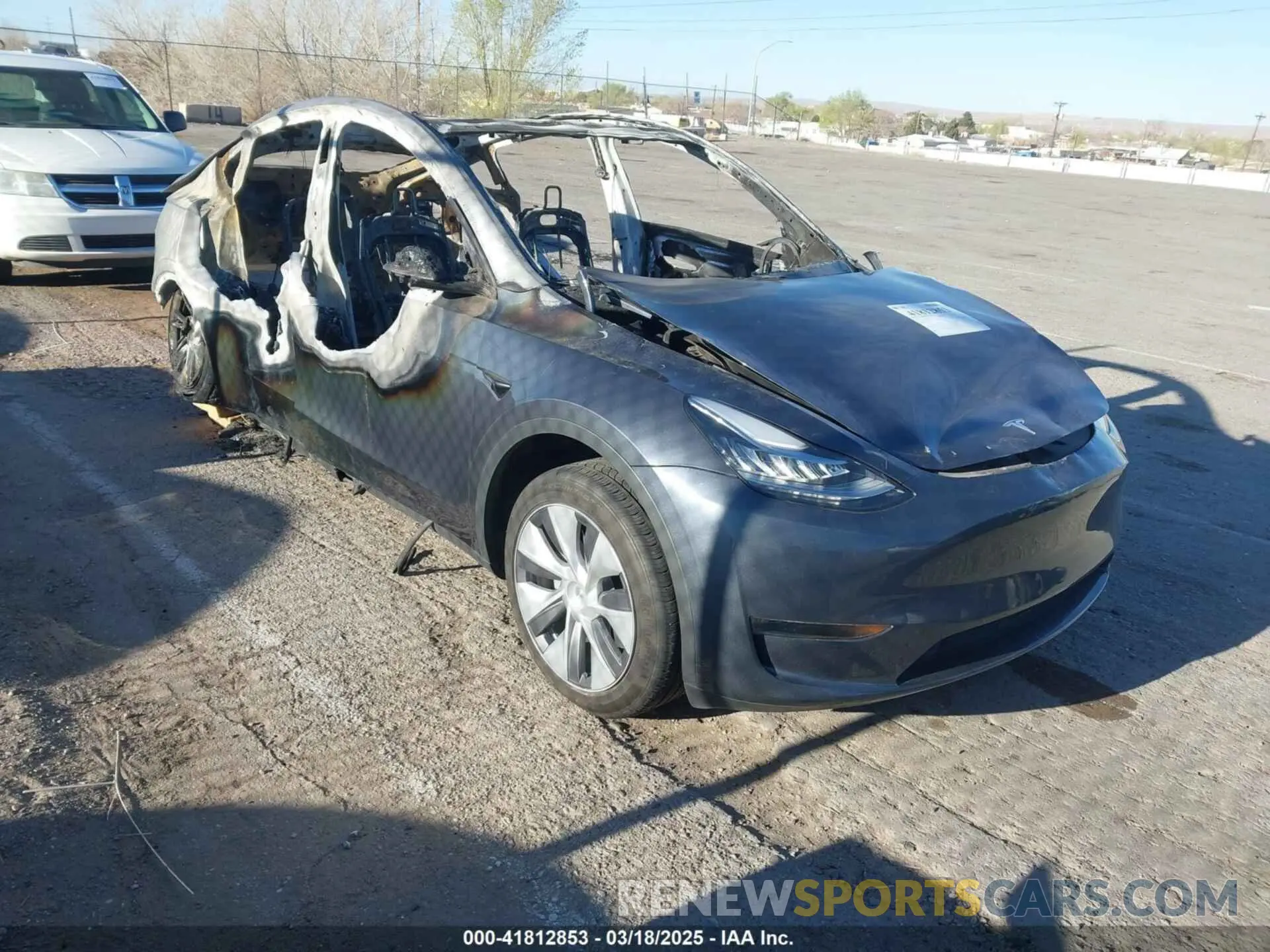 1 fotografías del automóvil dañado 7SAYGDEE1PA041727 TESLA MODEL Y 2023