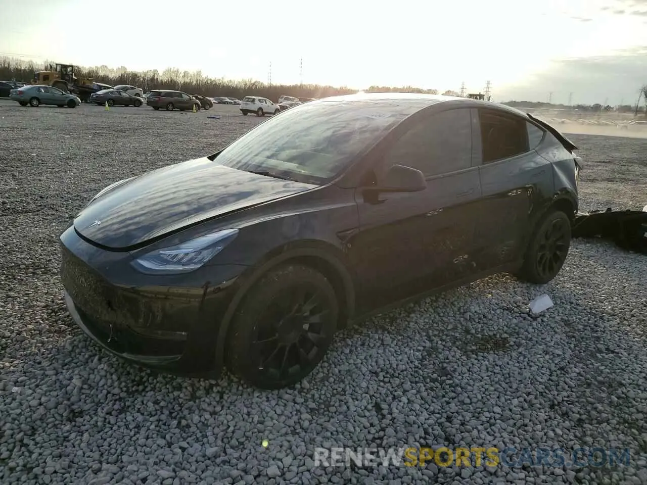 1 fotografías del automóvil dañado 7SAYGDEE1PA057961 TESLA MODEL Y 2023