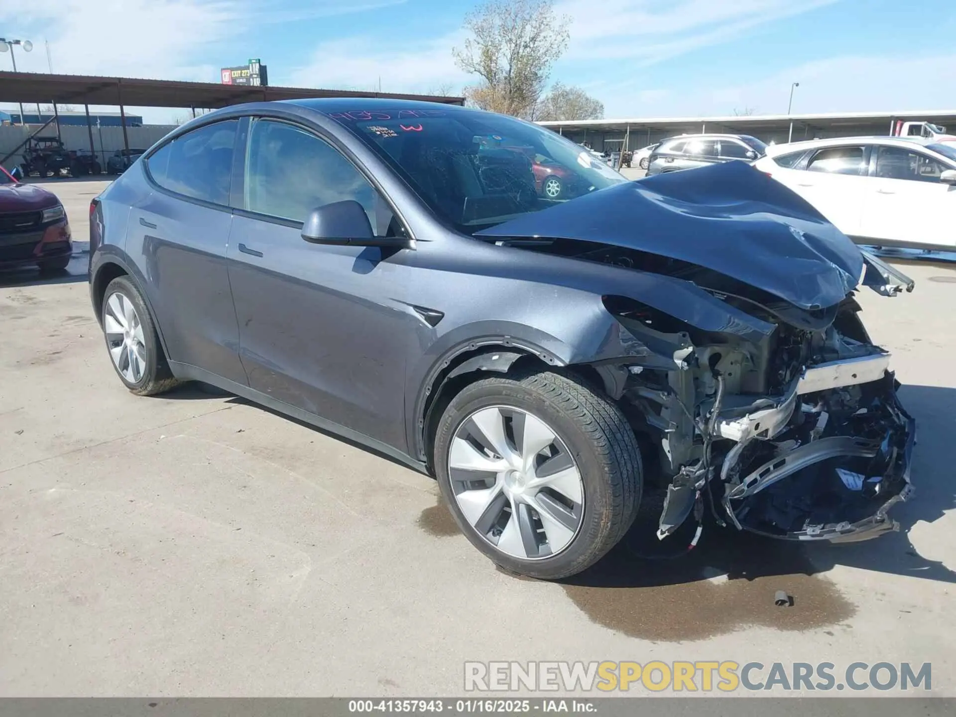 1 fotografías del automóvil dañado 7SAYGDEE1PA060410 TESLA MODEL Y 2023