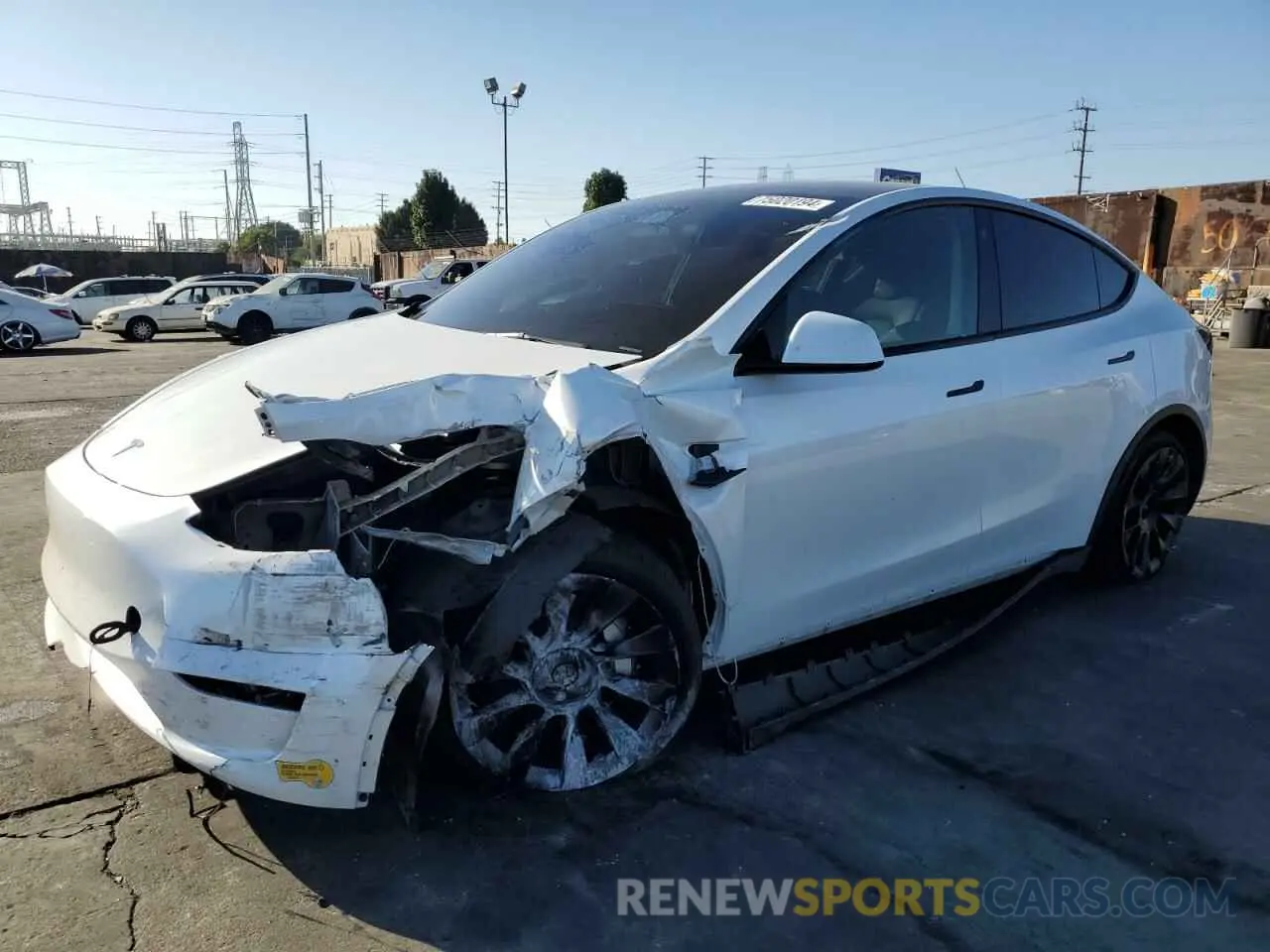 1 fotografías del automóvil dañado 7SAYGDEE1PA070547 TESLA MODEL Y 2023