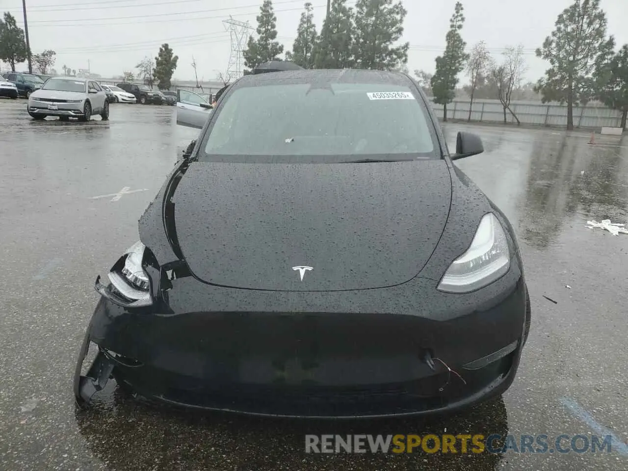 5 fotografías del automóvil dañado 7SAYGDEE1PA074971 TESLA MODEL Y 2023