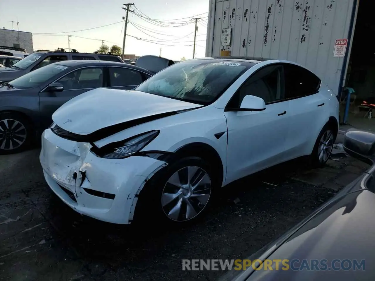 1 fotografías del automóvil dañado 7SAYGDEE1PA095898 TESLA MODEL Y 2023