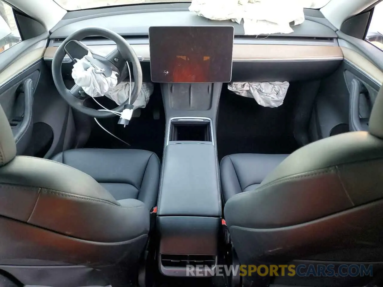 8 fotografías del automóvil dañado 7SAYGDEE1PA095898 TESLA MODEL Y 2023