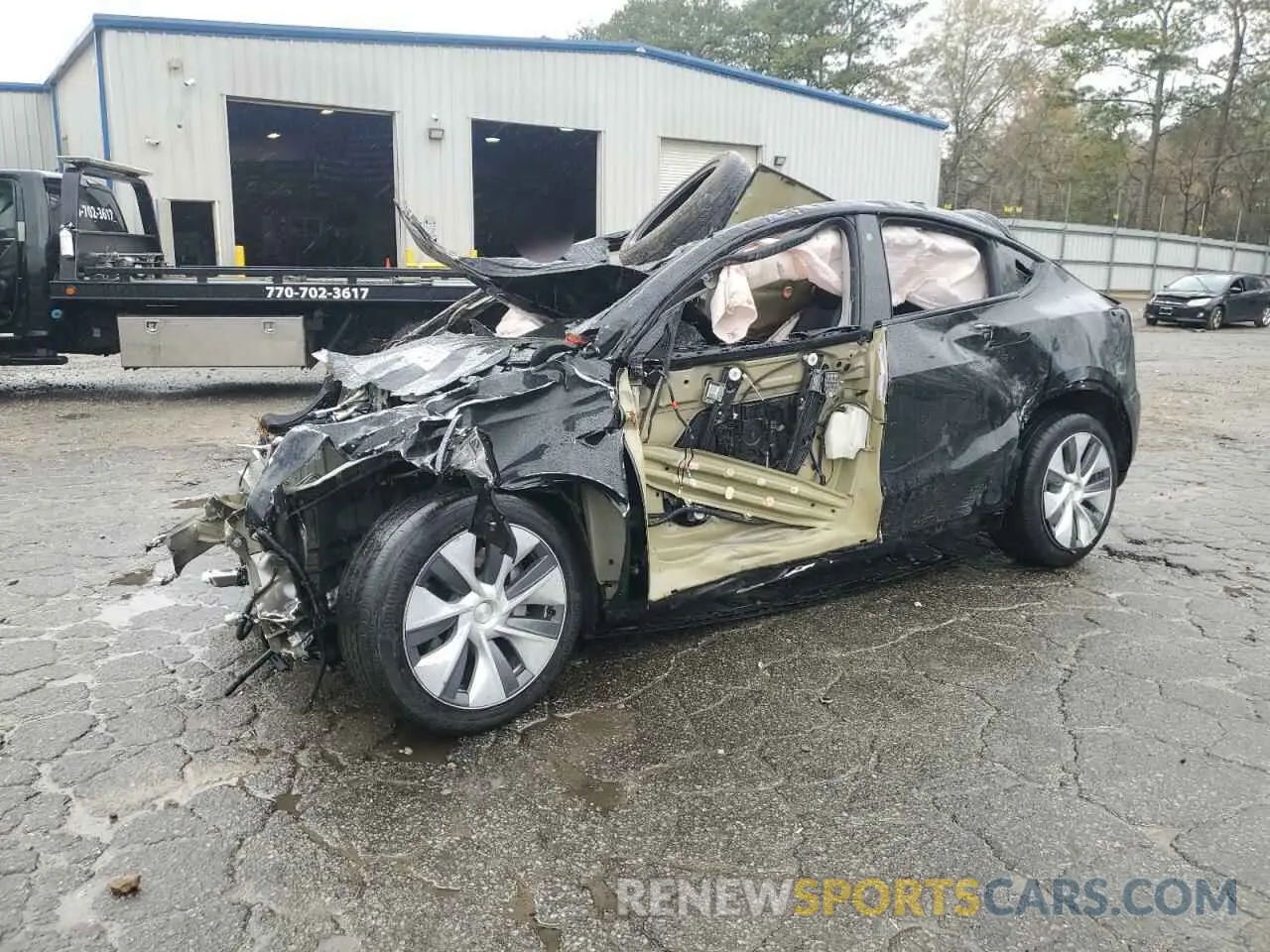 1 fotografías del automóvil dañado 7SAYGDEE1PA127829 TESLA MODEL Y 2023