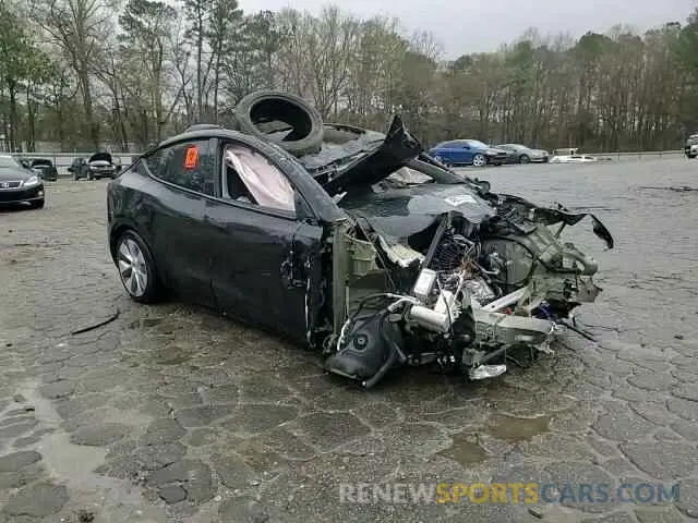 13 fotografías del automóvil dañado 7SAYGDEE1PA127829 TESLA MODEL Y 2023
