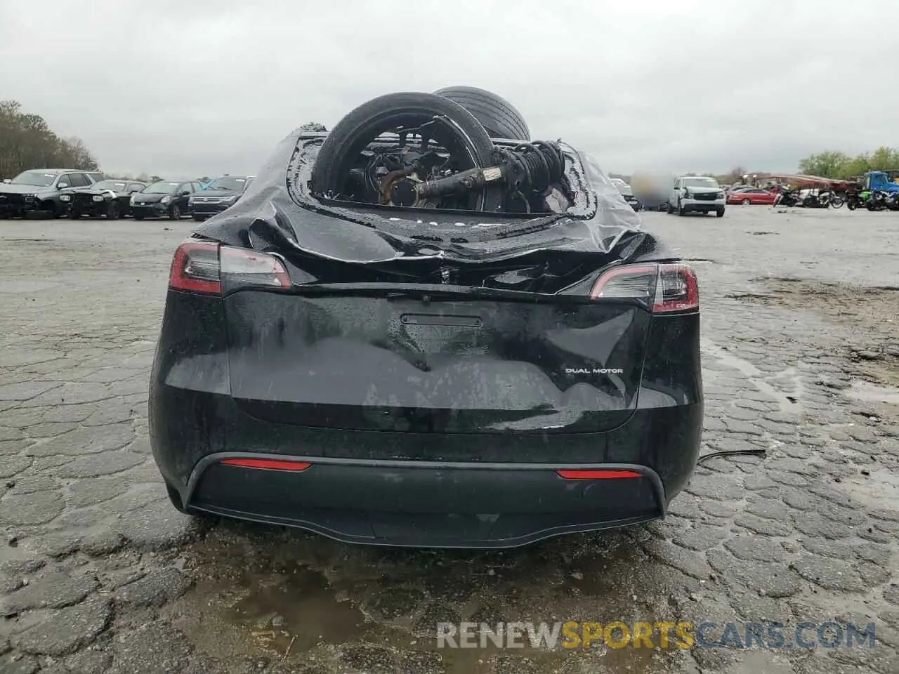 6 fotografías del automóvil dañado 7SAYGDEE1PA127829 TESLA MODEL Y 2023