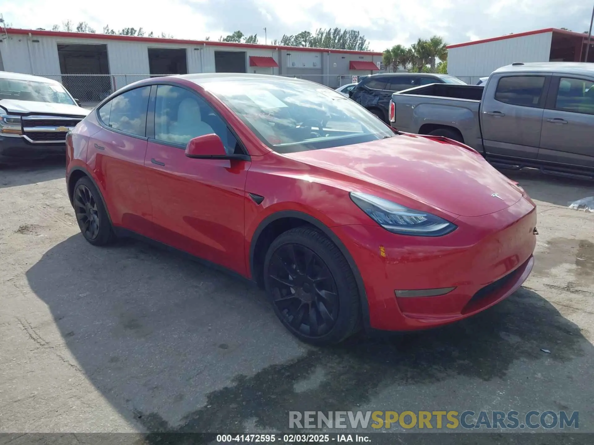 1 fotografías del automóvil dañado 7SAYGDEE1PA154996 TESLA MODEL Y 2023