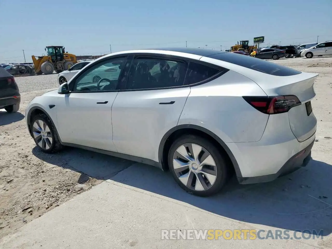 2 fotografías del automóvil dañado 7SAYGDEE1PA155629 TESLA MODEL Y 2023