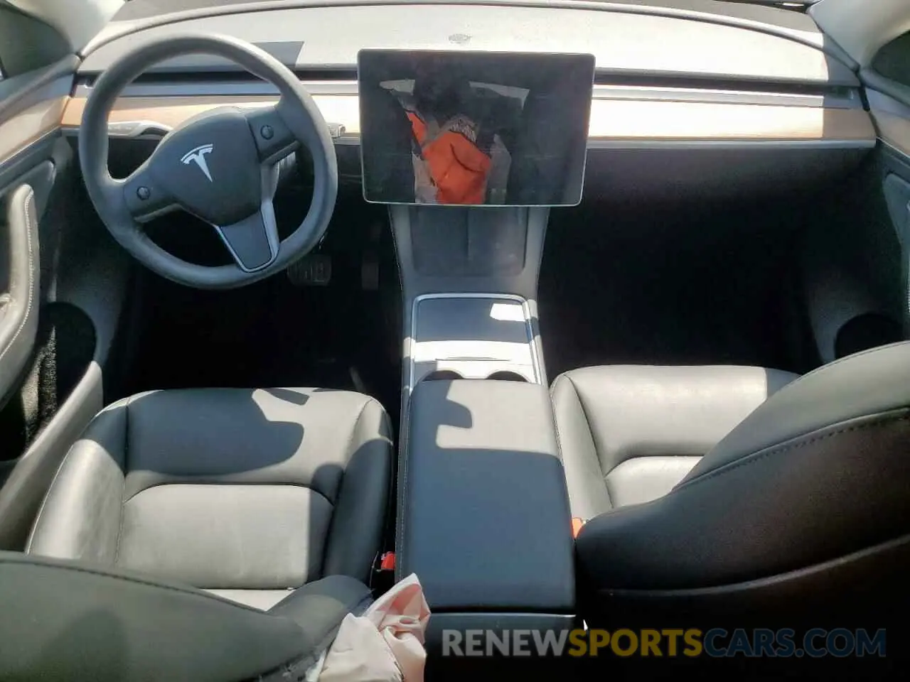 8 fotografías del automóvil dañado 7SAYGDEE1PA155629 TESLA MODEL Y 2023