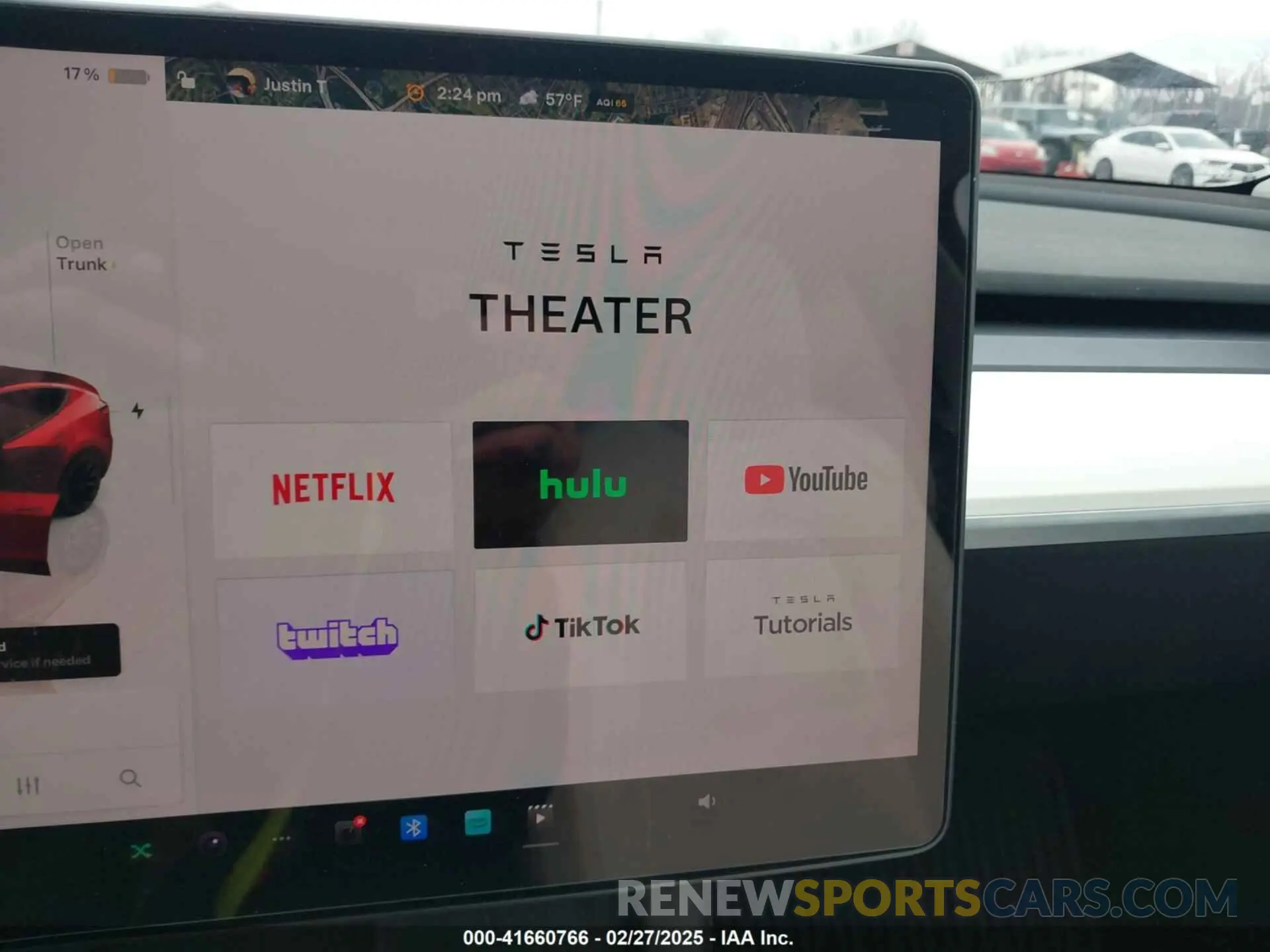19 fotografías del automóvil dañado 7SAYGDEE1PA169031 TESLA MODEL Y 2023