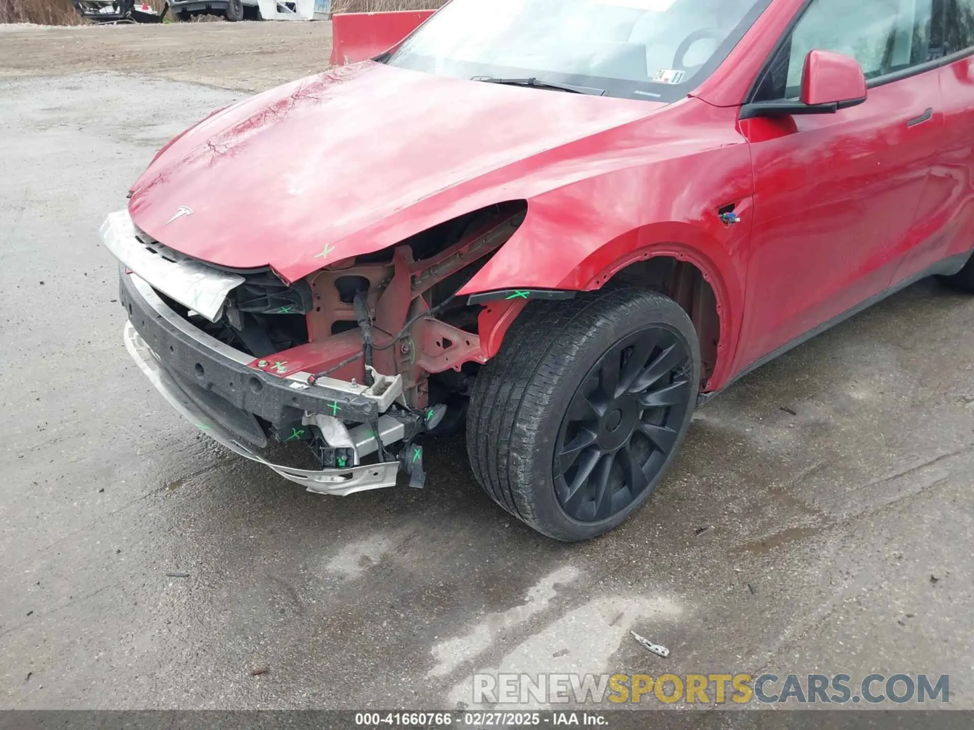 6 fotografías del automóvil dañado 7SAYGDEE1PA169031 TESLA MODEL Y 2023
