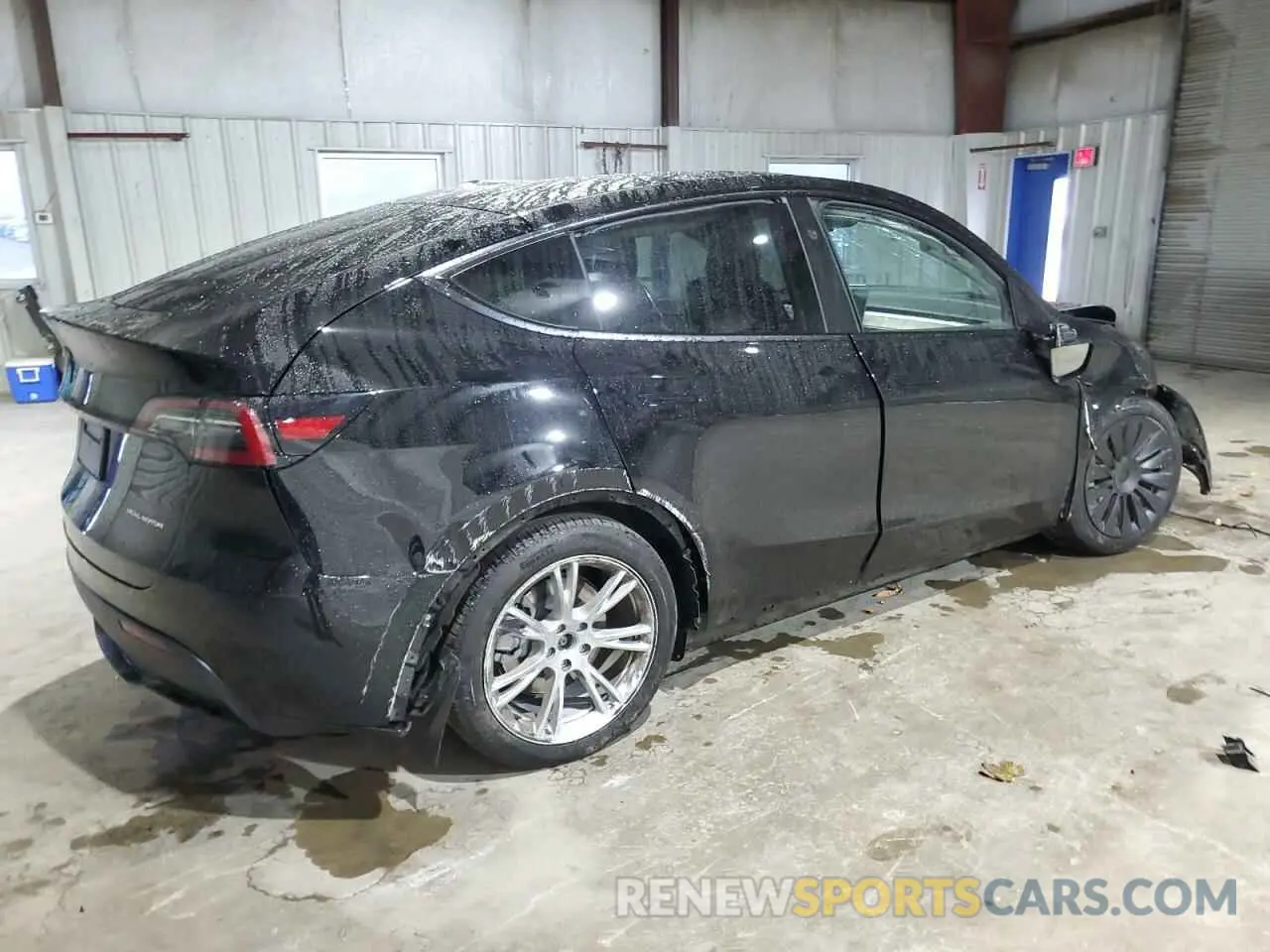 3 fotografías del automóvil dañado 7SAYGDEE1PA187898 TESLA MODEL Y 2023