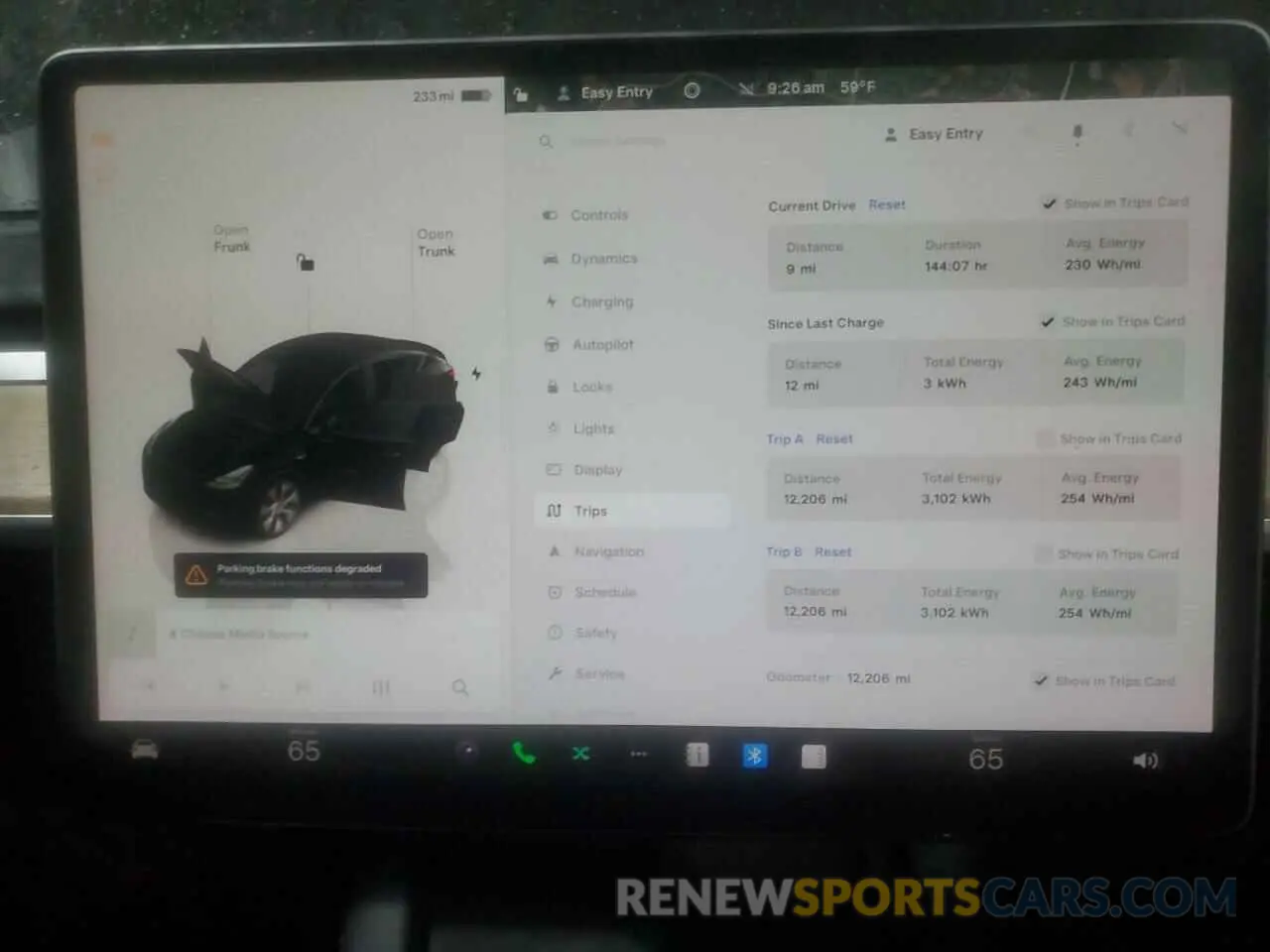 9 fotografías del automóvil dañado 7SAYGDEE1PA187898 TESLA MODEL Y 2023