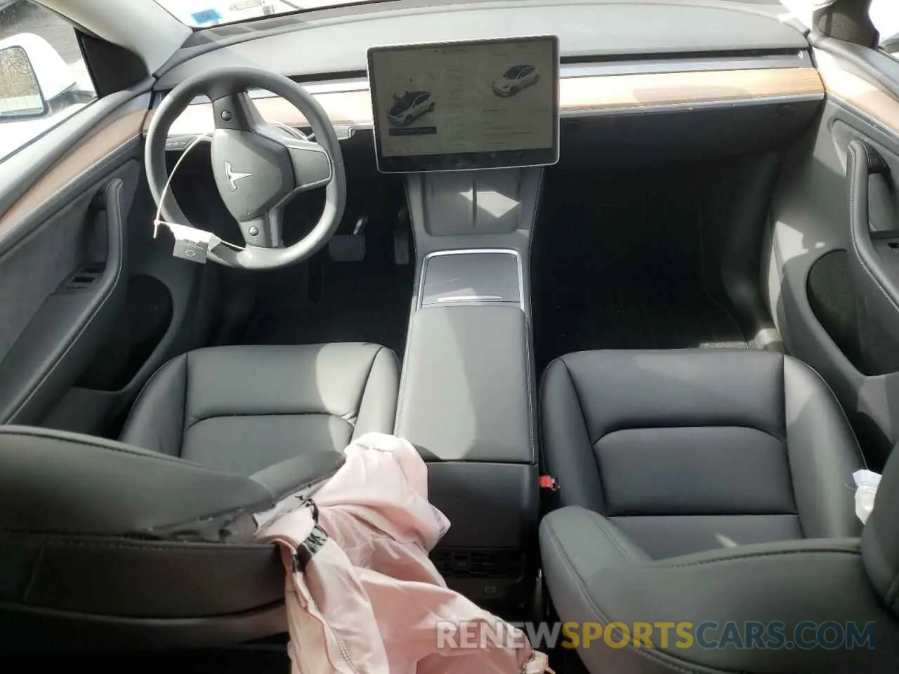 8 fotografías del automóvil dañado 7SAYGDEE1PA189585 TESLA MODEL Y 2023