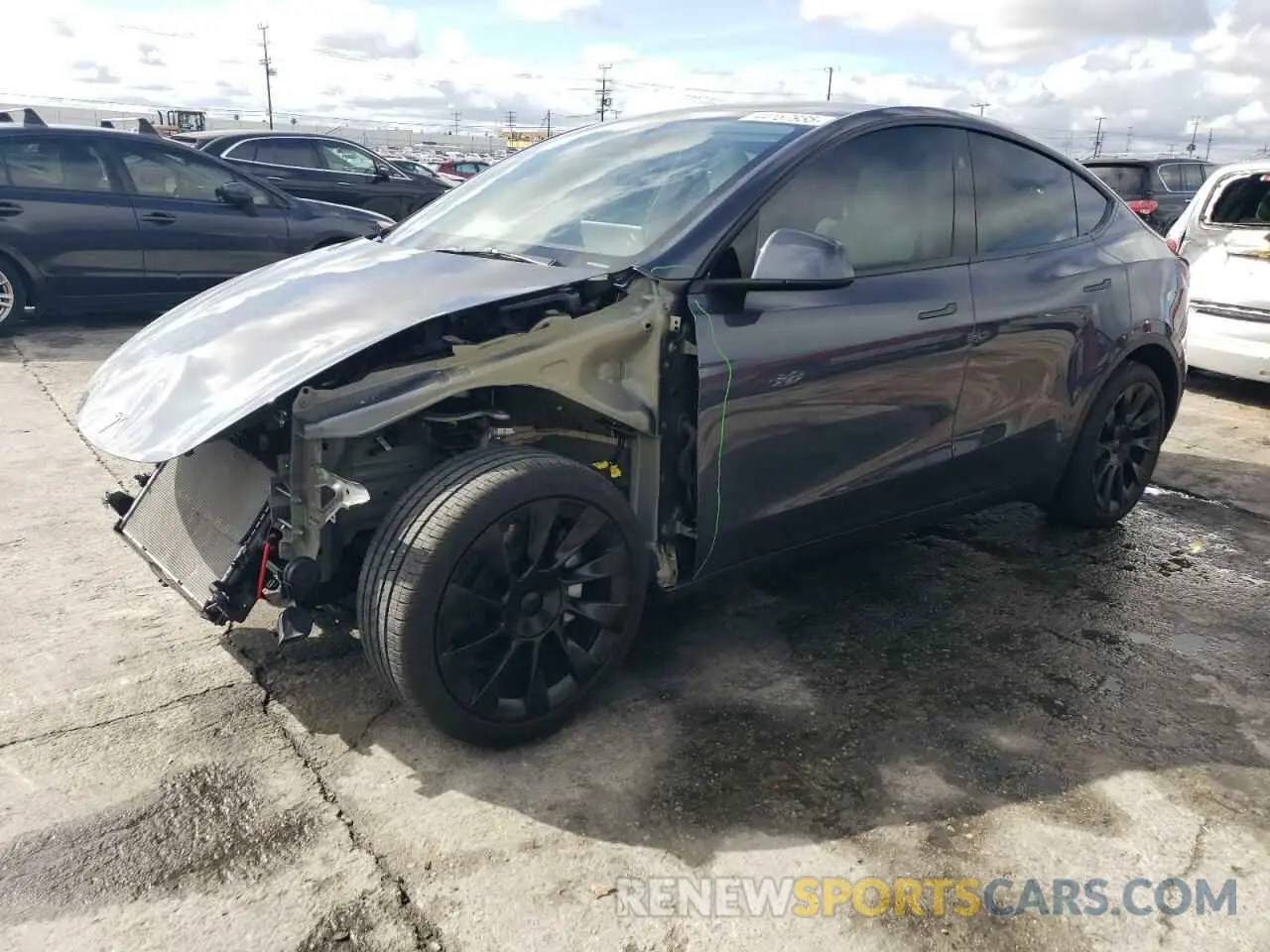 1 fotografías del automóvil dañado 7SAYGDEE1PA198920 TESLA MODEL Y 2023