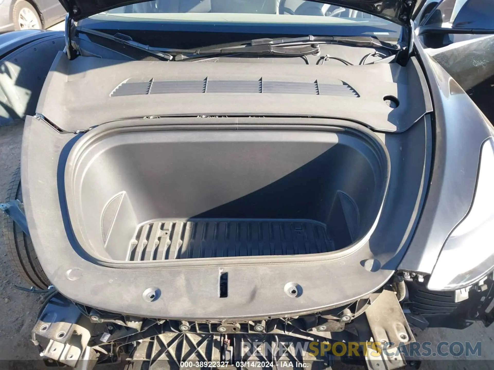 10 fotografías del automóvil dañado 7SAYGDEE1PA200357 TESLA MODEL Y 2023