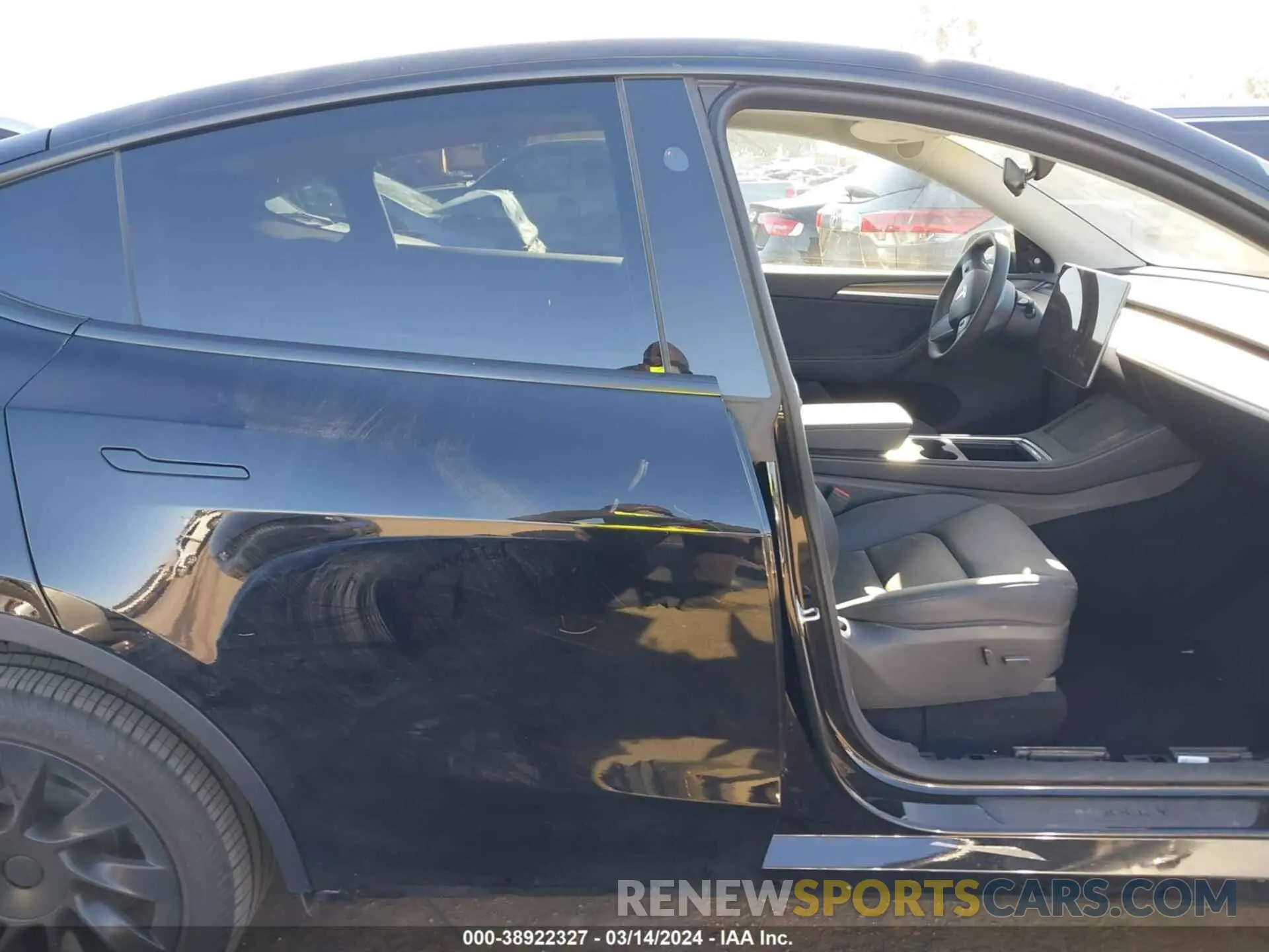 13 fotografías del automóvil dañado 7SAYGDEE1PA200357 TESLA MODEL Y 2023